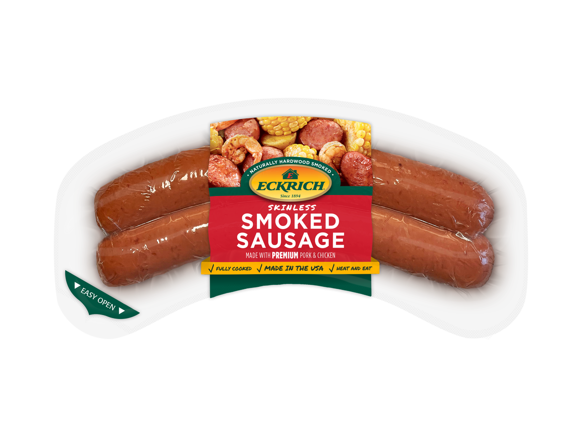 Original Skinless Smoked Sausage Rope Eckrich